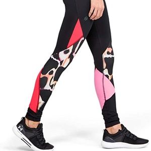 Under Armour Women's Rush Print Color Block Leggings